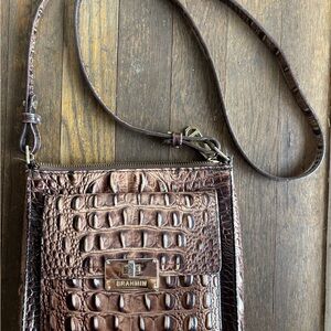 Brahmin Mimosa Convertible Cross Body Bag nutmeg